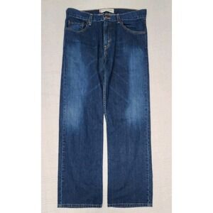 Levi's 529 Classic Low Rise Straight  Blue Jeans Mens 34 x 32 Denim Y2K